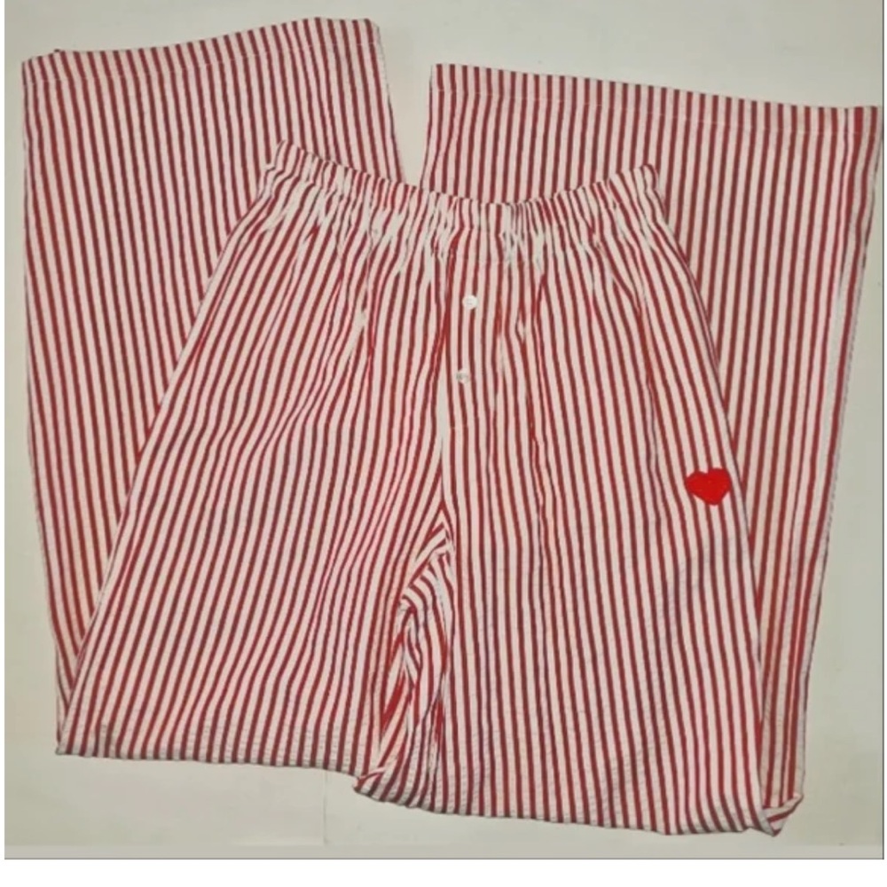 New Sincerely Jules Wide Leg Striped Pajama Pants - Picture 4 of 11